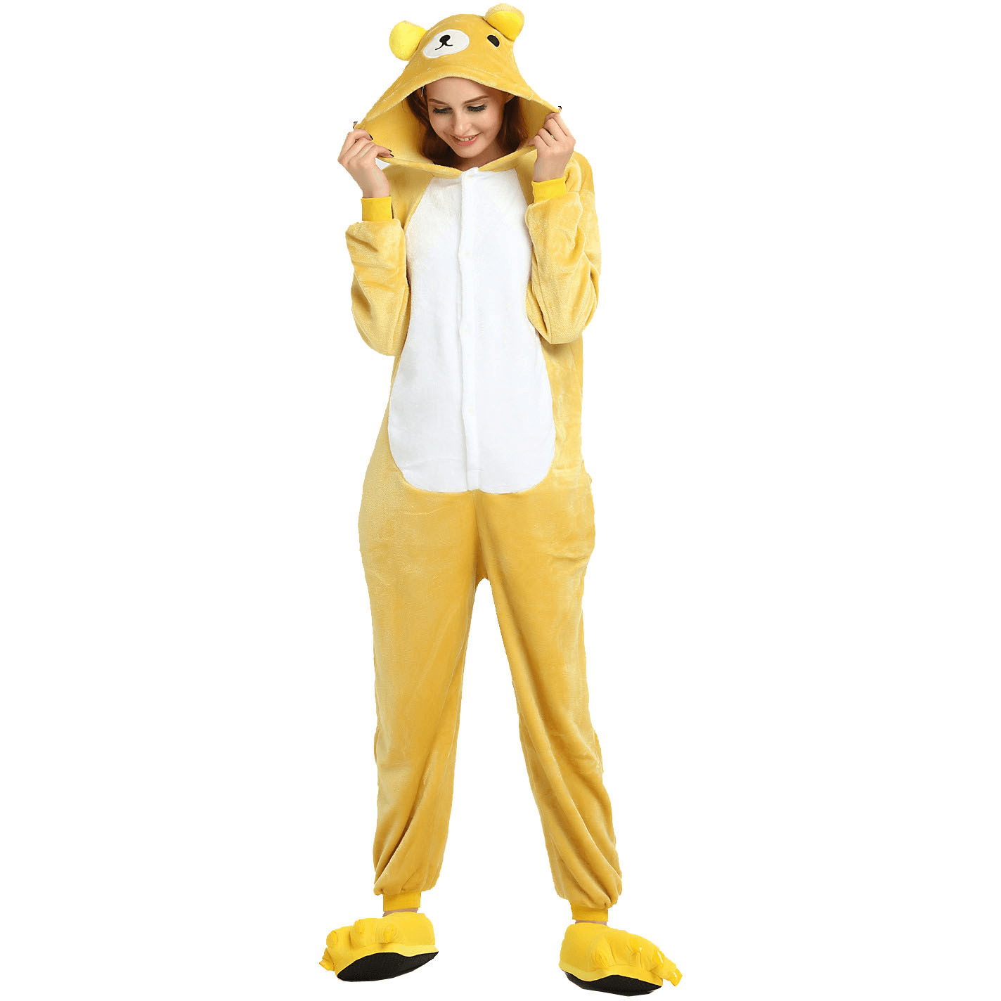 Relaxed Brown Bear Kigurumi Onesie Pyjamas