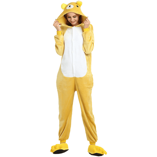 Relaxed Brown Bear Kigurumi Onesie Pyjamas