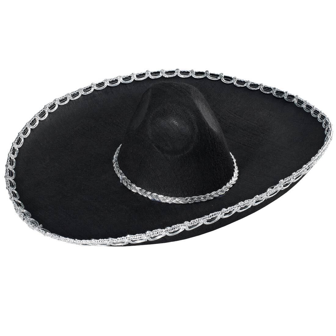 Mexican Poncho Sombrero Set Spanish Wild West – view 2