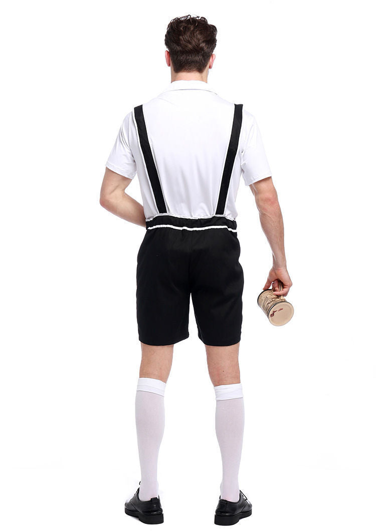 Men's Bavarian Oktoberfest Lederhosen Costume