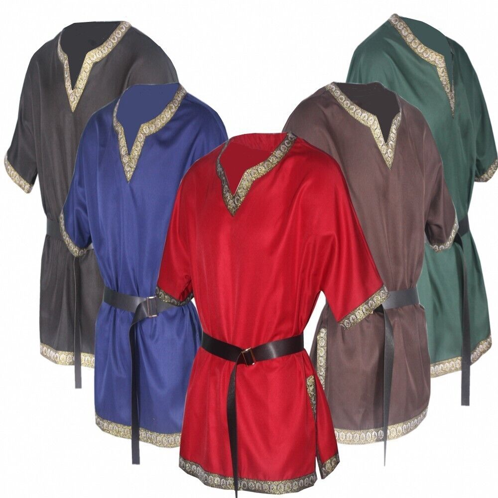 Men's Medieval Renaissance Tunic Shirt Costume