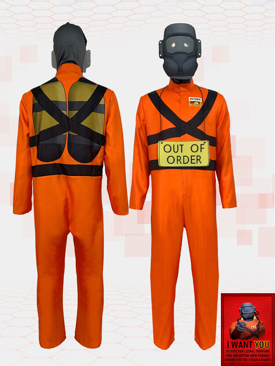 Orange Company Employee Jumpsuit