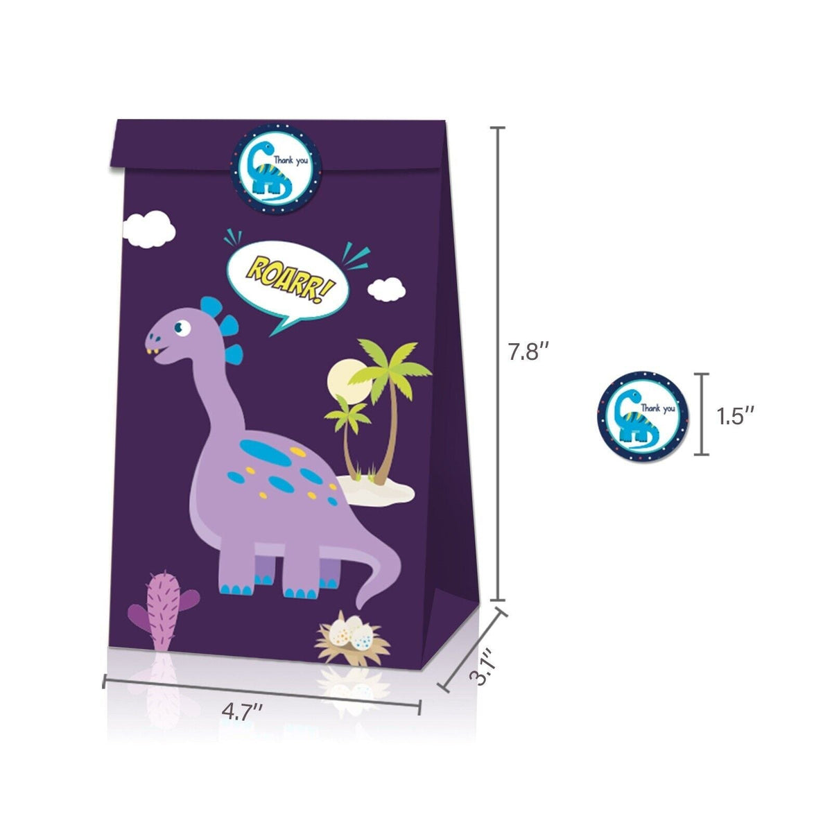 Dinosaur Party Loot Bags