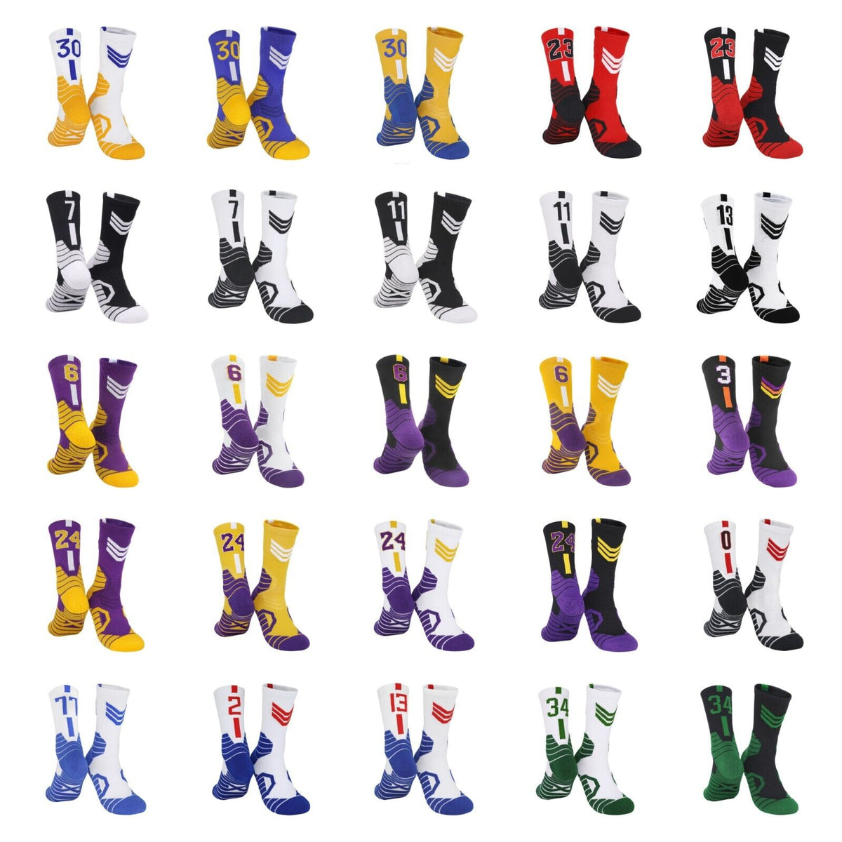 Men's Basketball Crew Socks