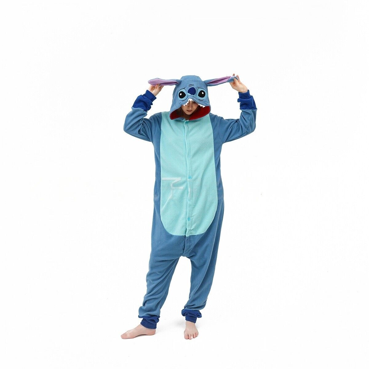 Blue Blue Alien Character Kigurumi Onesie Pyjamas