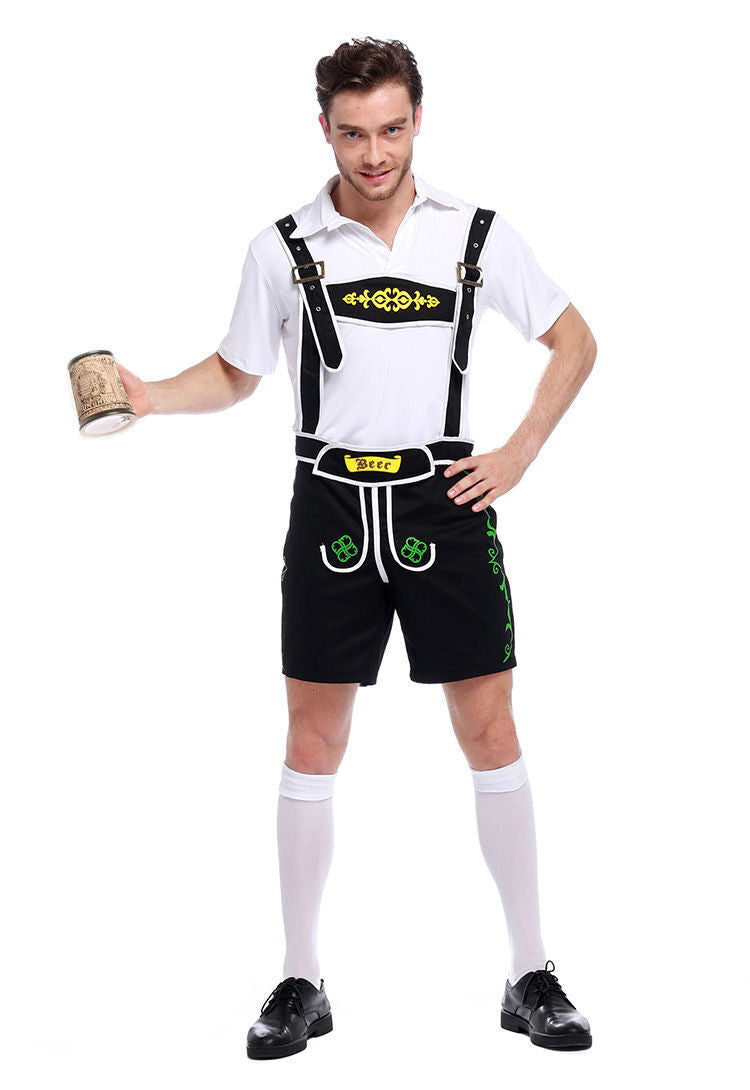 Men's Bavarian Oktoberfest Lederhosen Costume