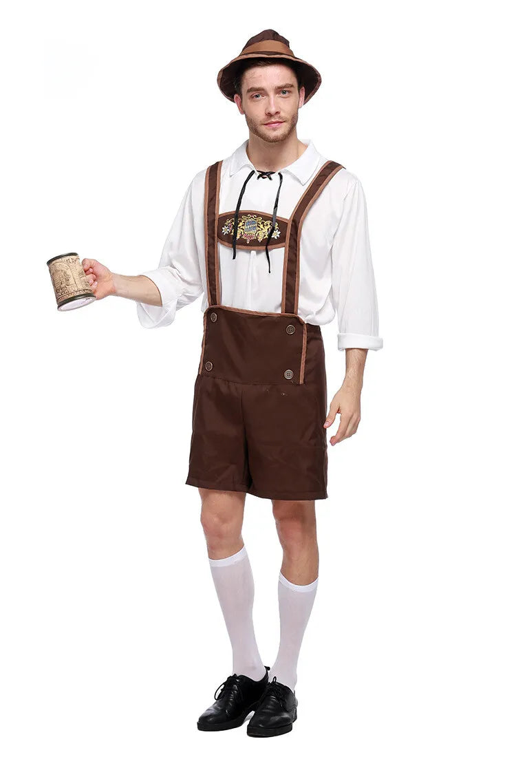Men's Oktoberfest Lederhosen Costume