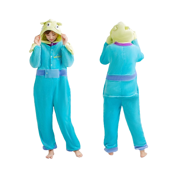 Blue Aliens Kigurumi Onesie Pyjamas