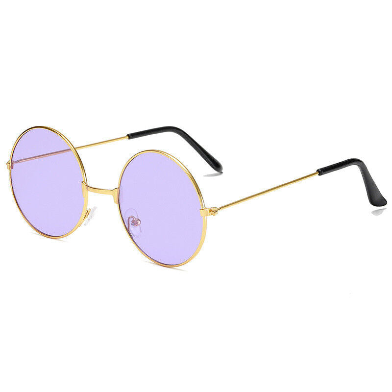 1960s Hippie Retro Round Glasses – view 5