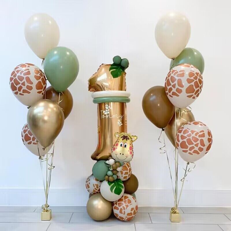 Jungle Safari Giraffe Balloon Set