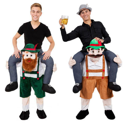 Men's Bavarian Ride-On Piggyback Costume
