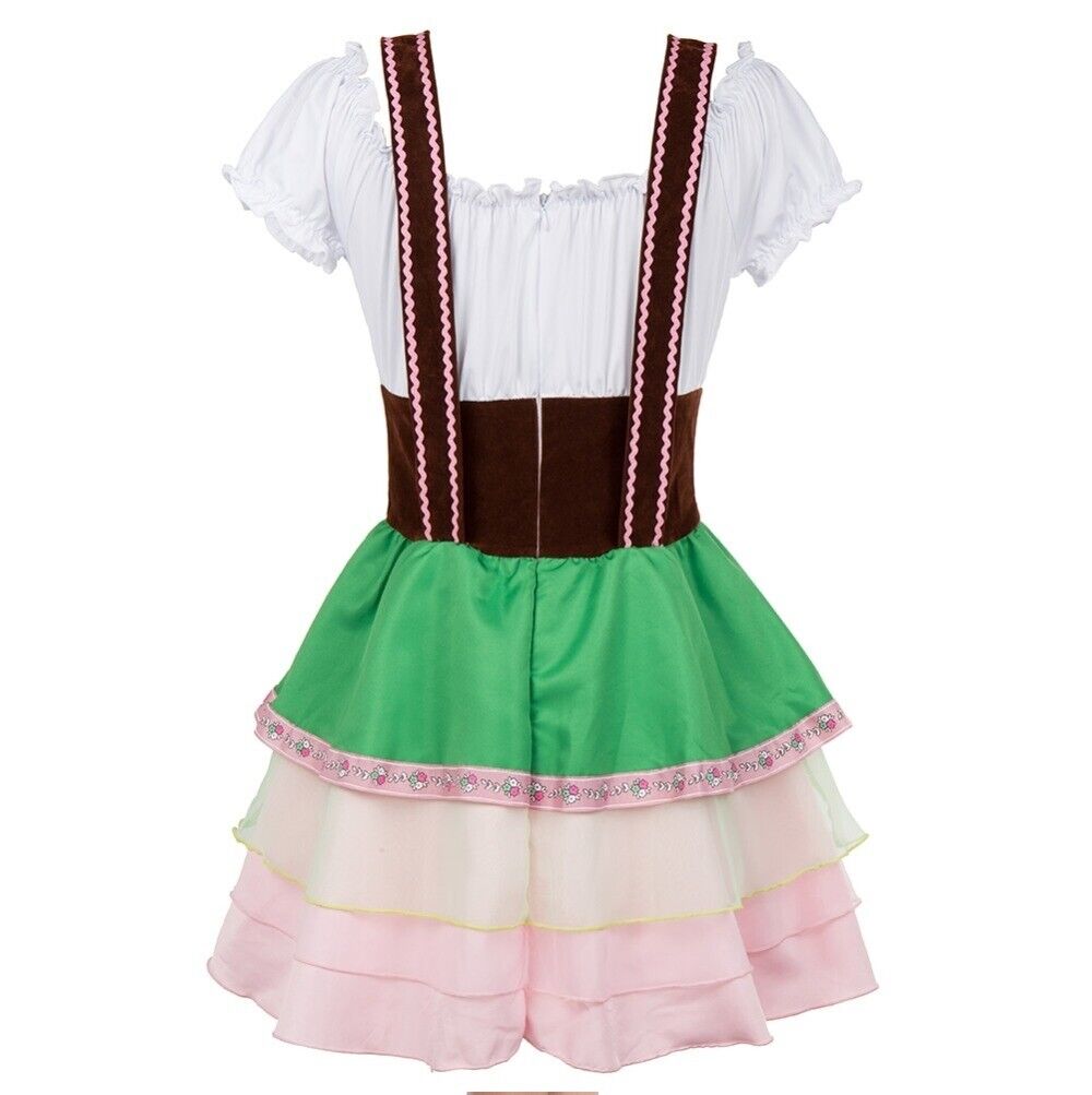 Women's Green Oktoberfest Dirndl Costume