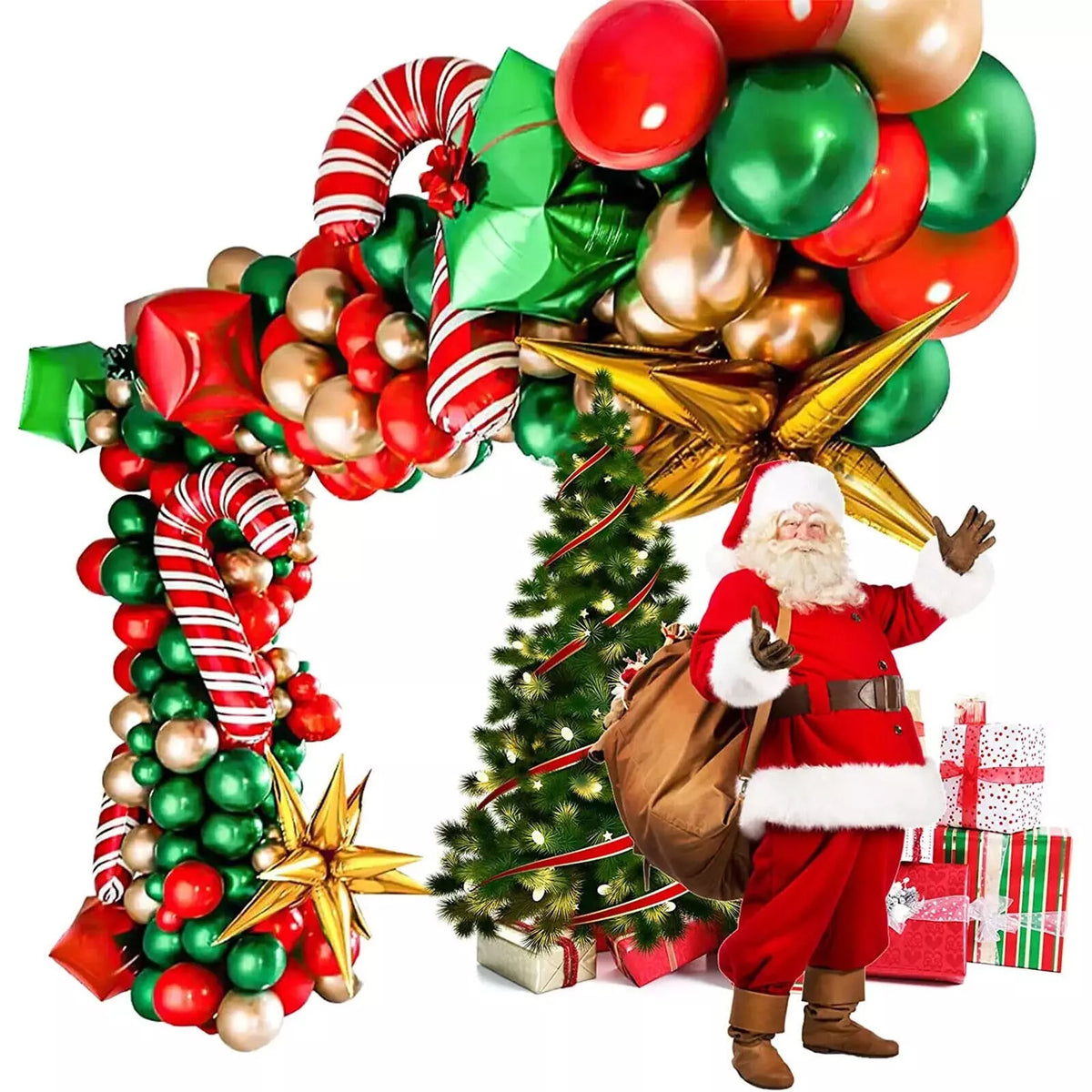 Christmas Balloon Garland Arch Kit