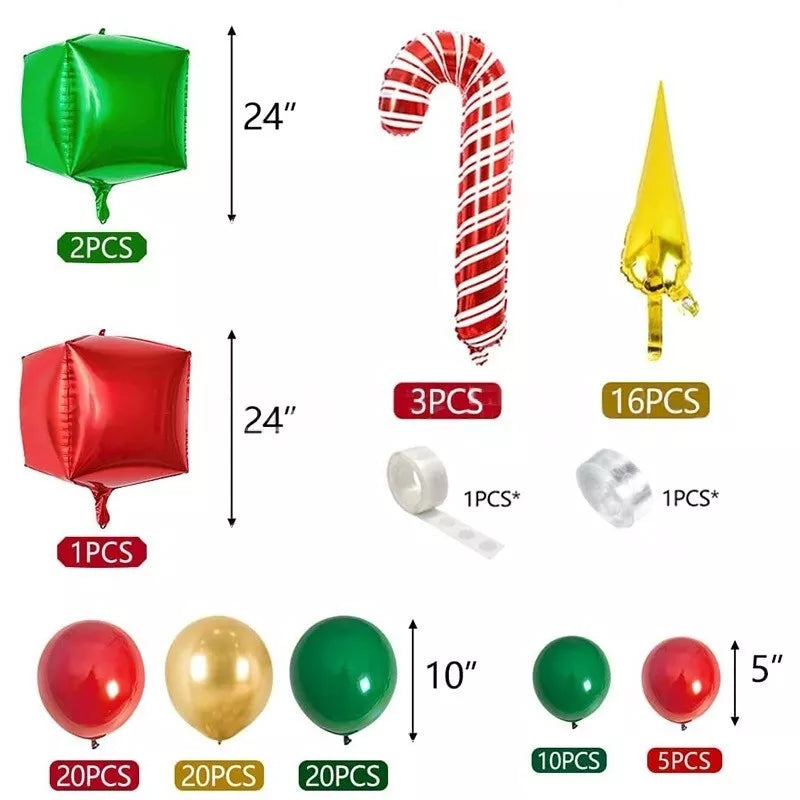 Christmas Balloon Garland Arch Kit – view 3
