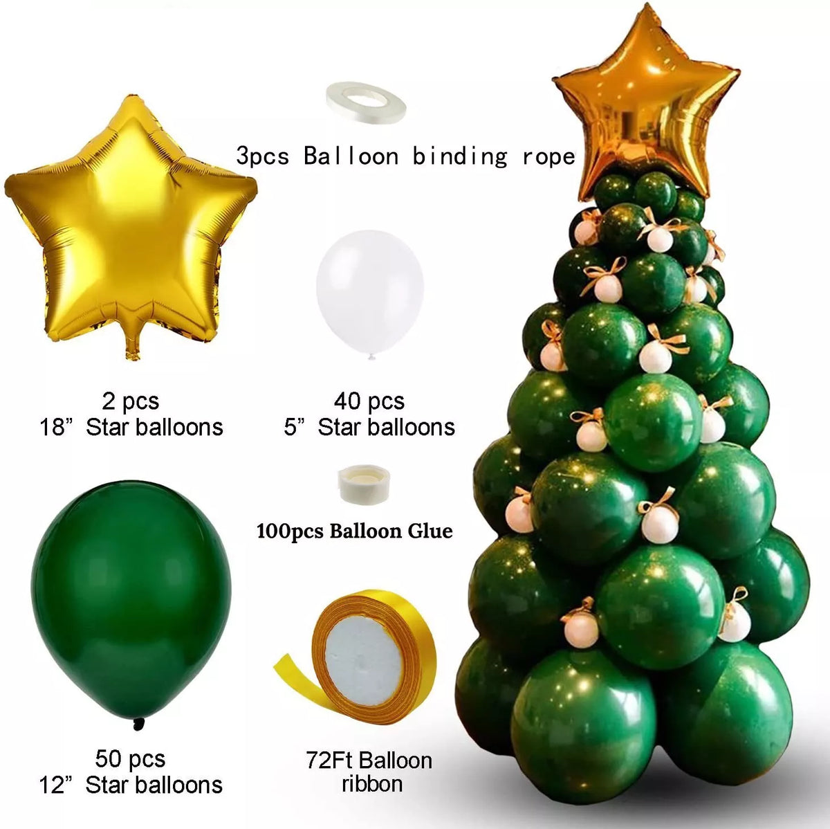 Christmas Tree Balloon Kit – view 3