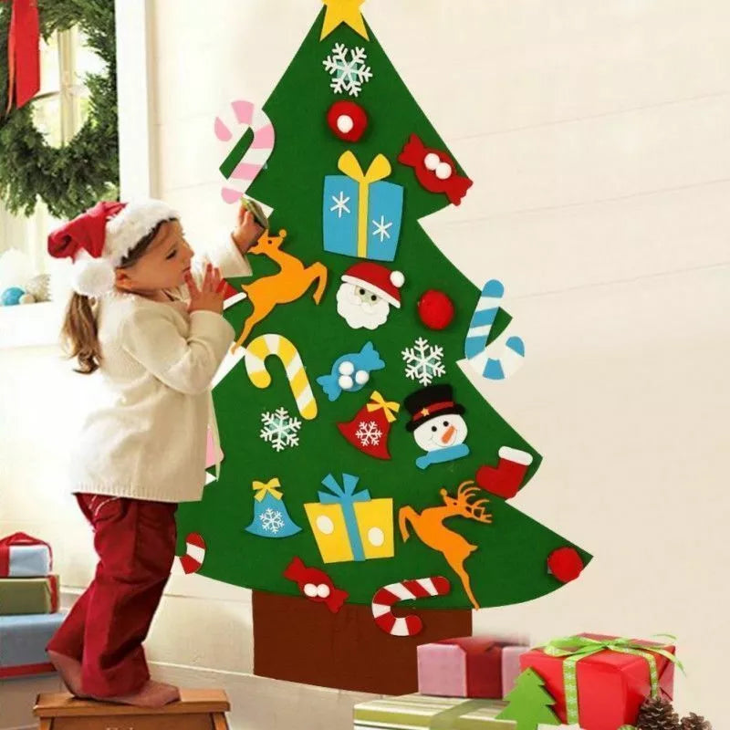 DIY Felt Christmas Tree Set