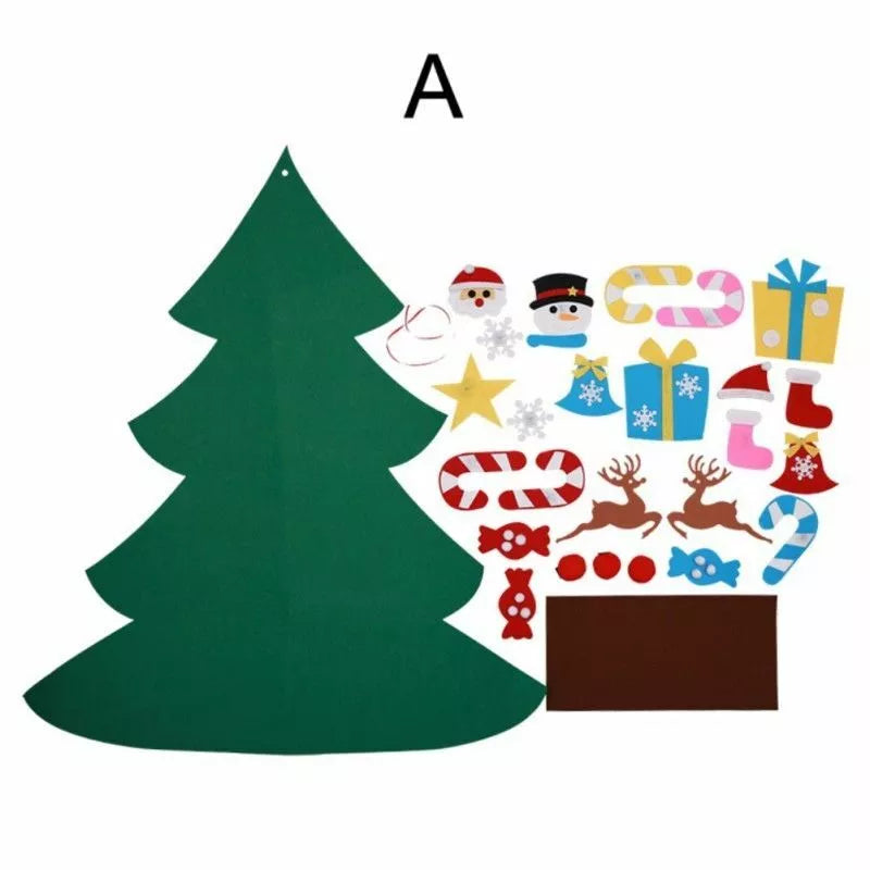 DIY Felt Christmas Tree Set