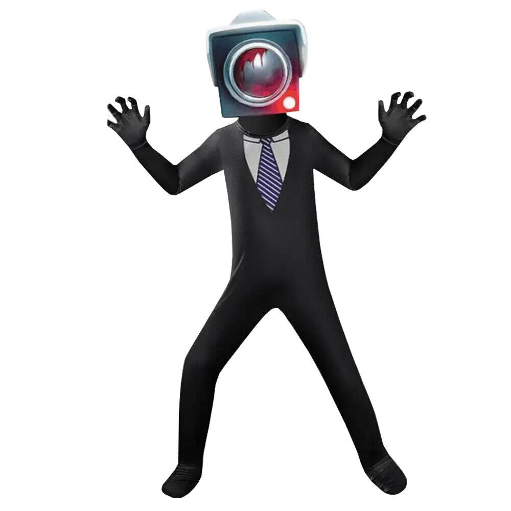 Kids Toilet Head Meme Costume – view 3