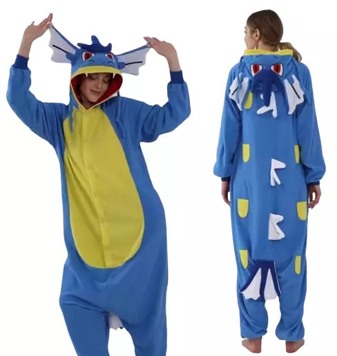 Blue Sea Dragon Kigurumi Onesie Pyjamas