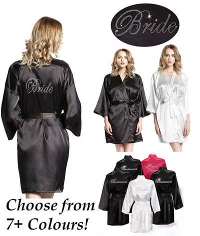 Women's Satin Bridal Party Robe