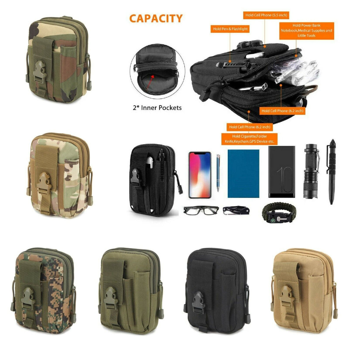 Tactical MOLLE Belt Pouch