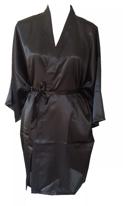 Women's Satin Bridal Party Robe – view 7