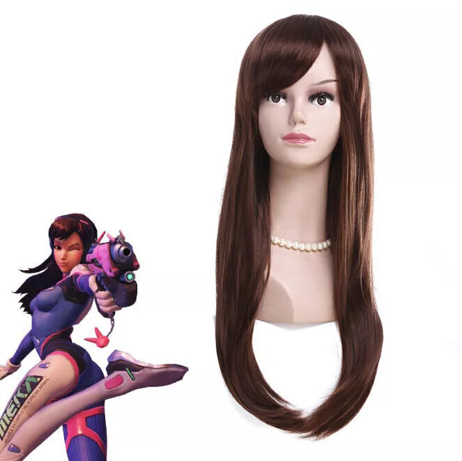Pink Mecha Pilot Bodysuit Costume with Wig & Toy Blaster Cosplay – view 3