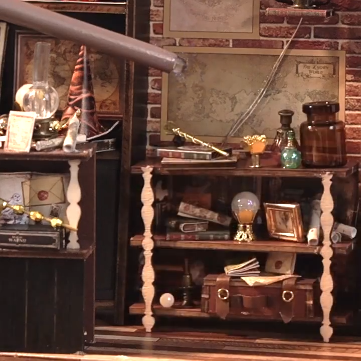 DIY Magic Wand Shop Miniature House Kit