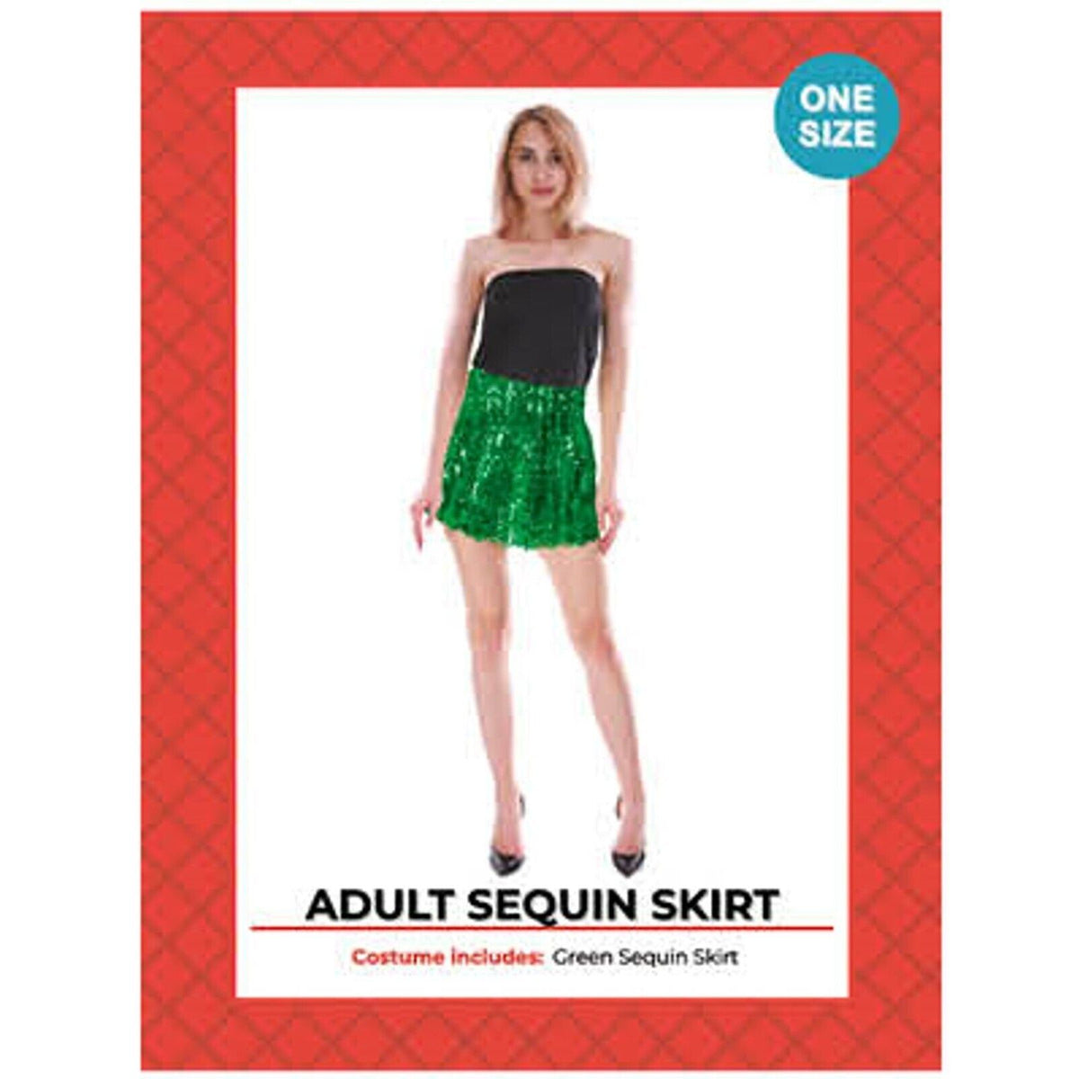 Adult Sequin Skirt (Green)