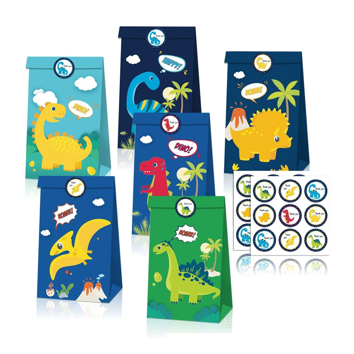 Dinosaur Party Loot Bags