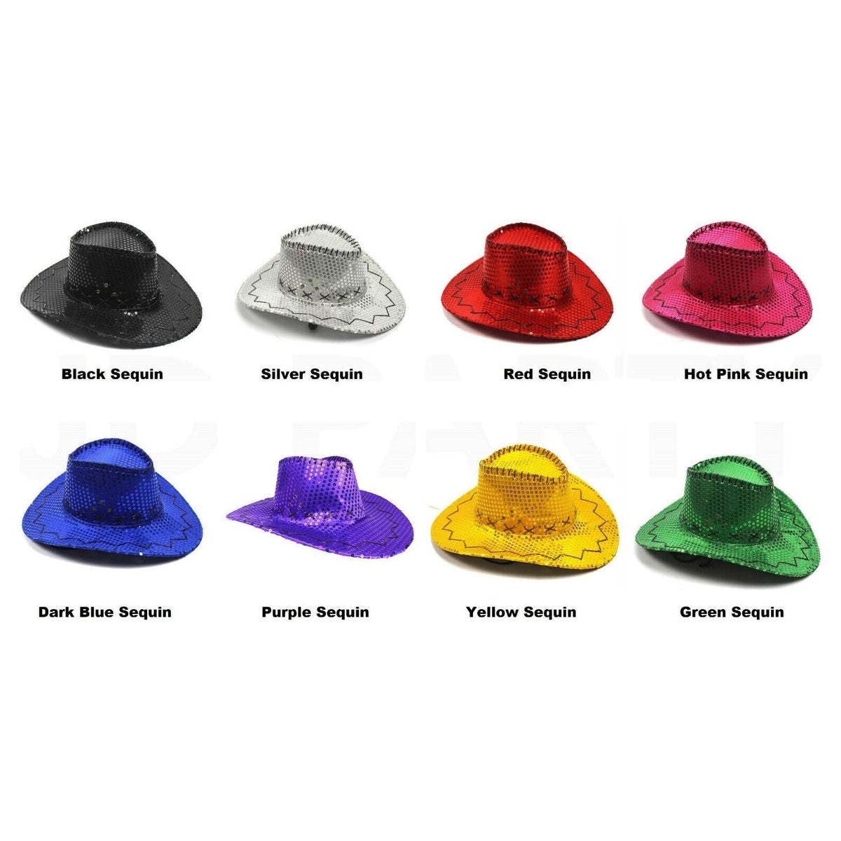 Sequin Cowboy Costume Hat