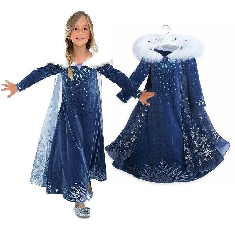 Girls Ice Queen Princess Dress