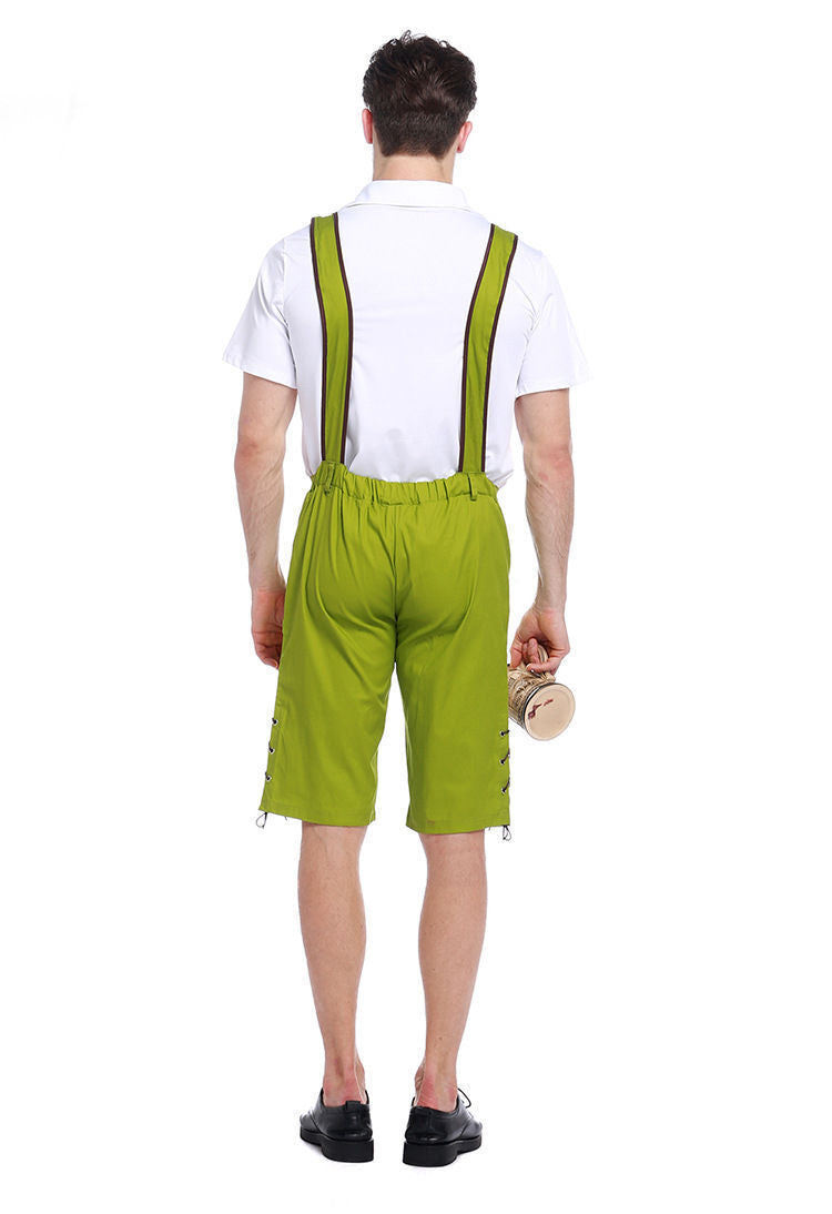 Men's Bavarian Oktoberfest Lederhosen Costume