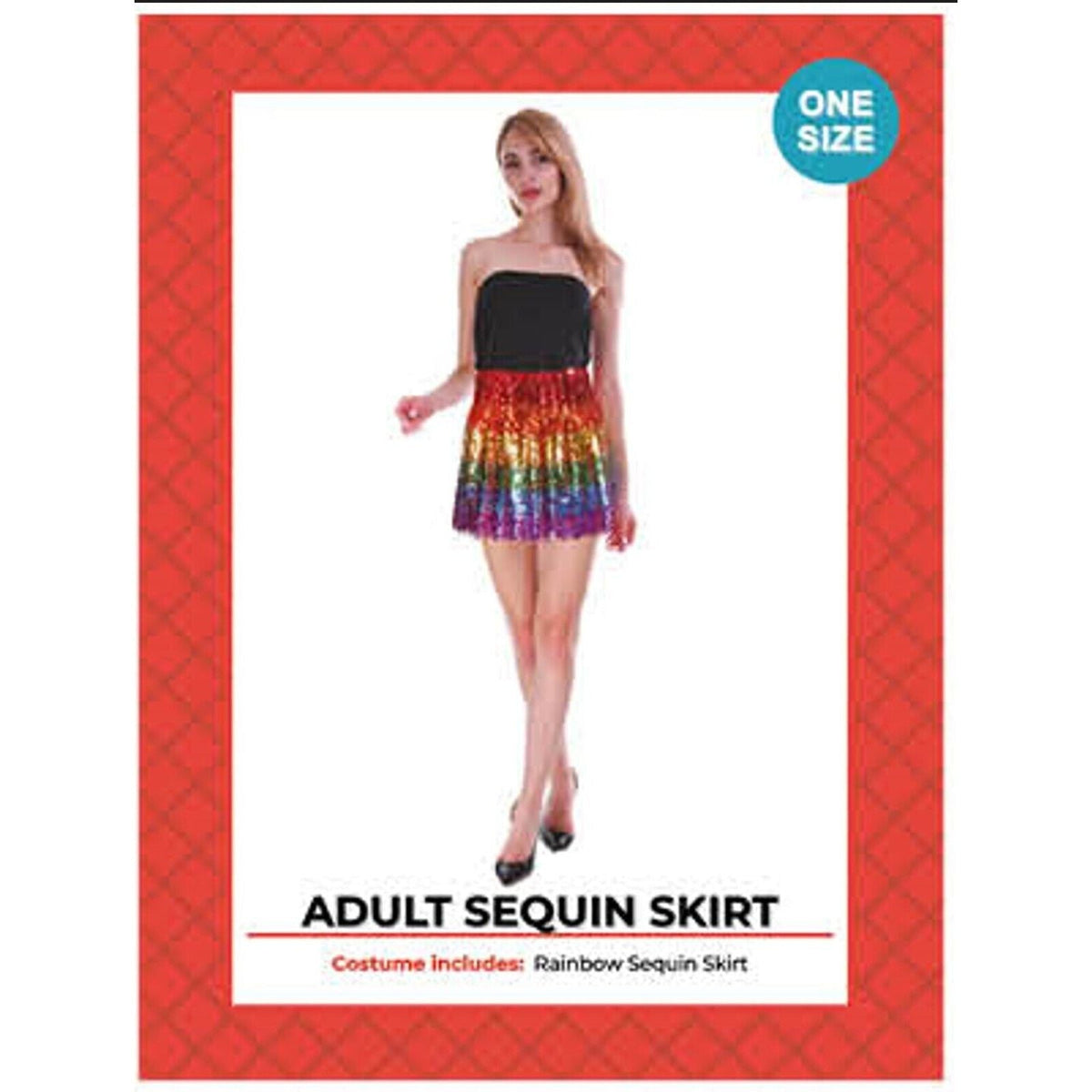 Adult Sequin Skirt (Rainbow)