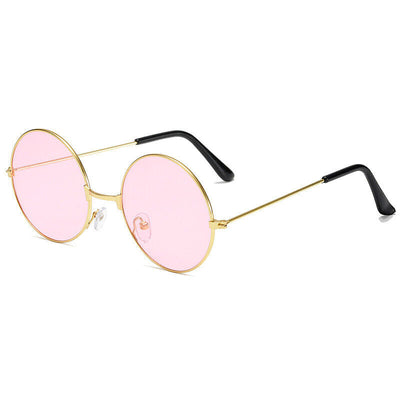 1960s Hippie Retro Round Glasses – view 4