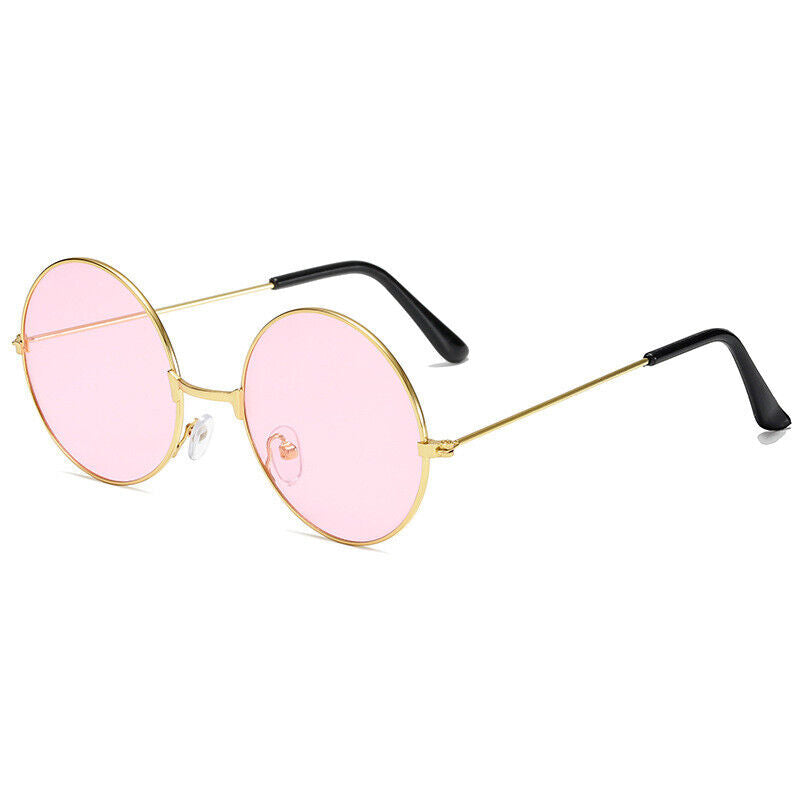 1960s Hippie Retro Round Glasses – view 4