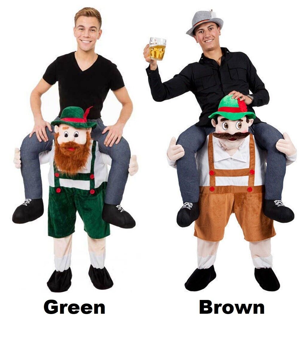 Men's Bavarian Ride-On Piggyback Costume