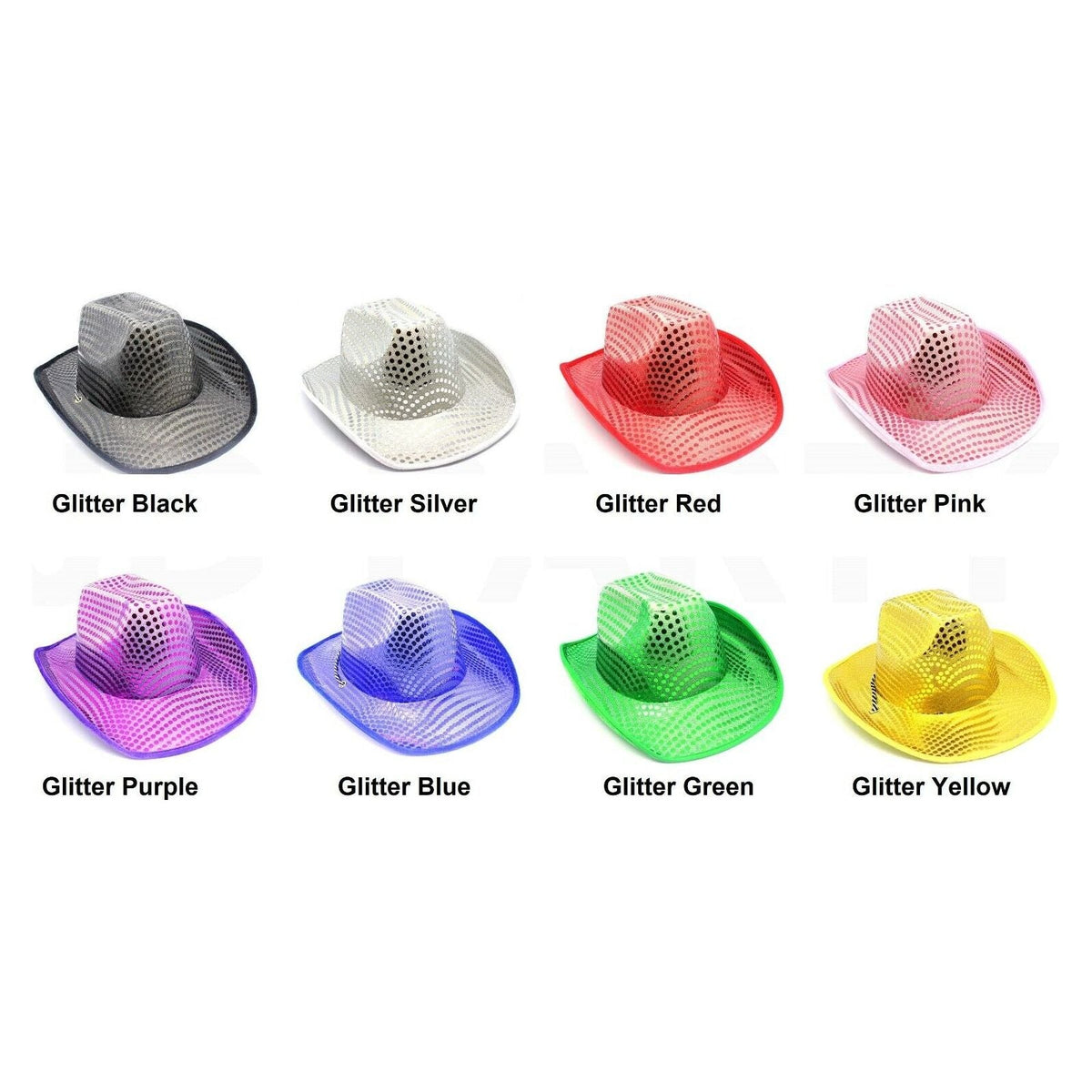 Glitter Cowboy Costume Hat