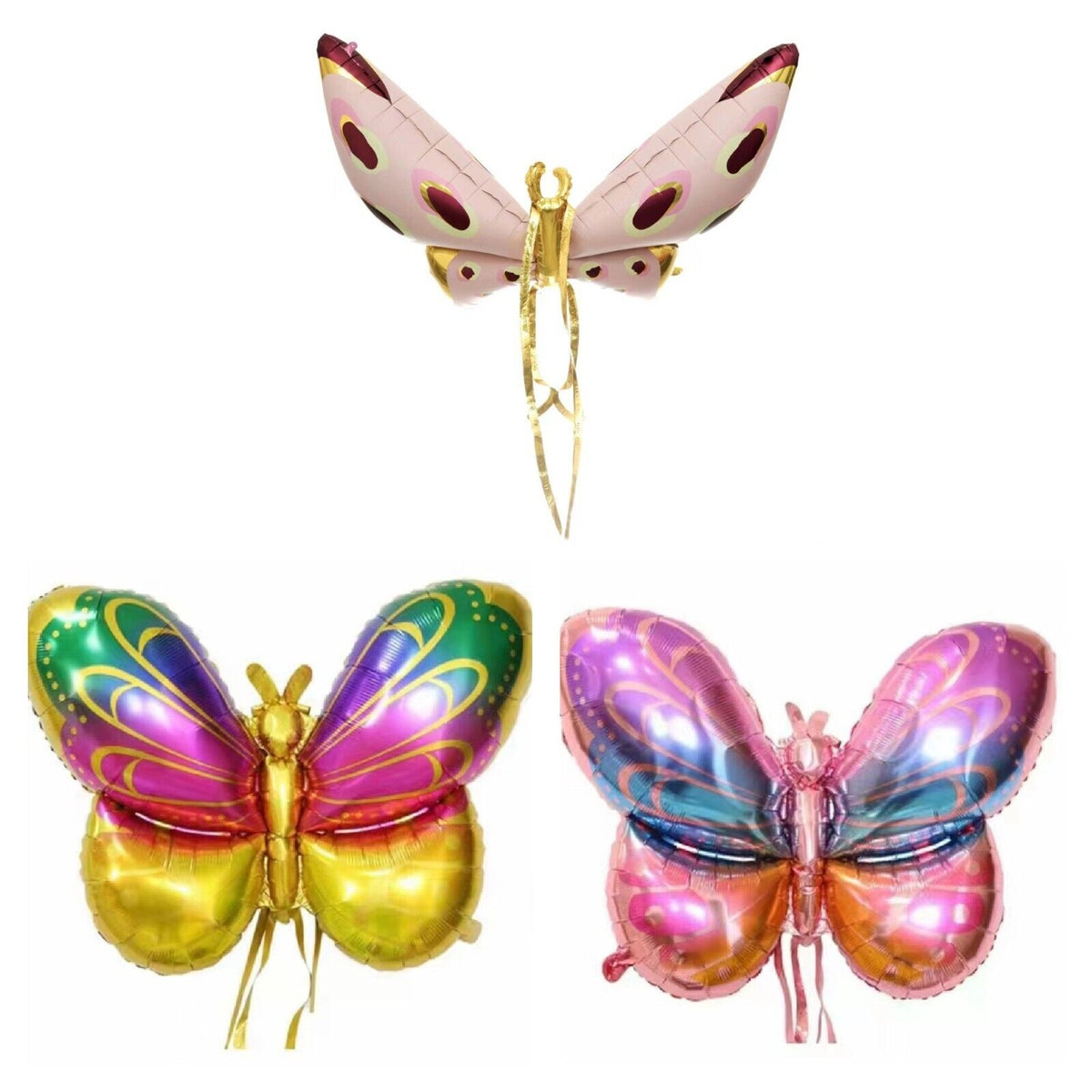 Giant 3D Butterfly Wing Foil Balloons