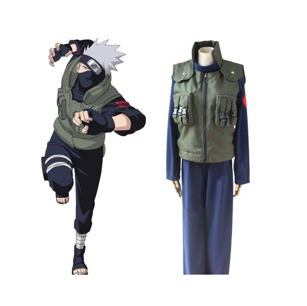 Silver-Haired Masked Ninja Jonin Costume