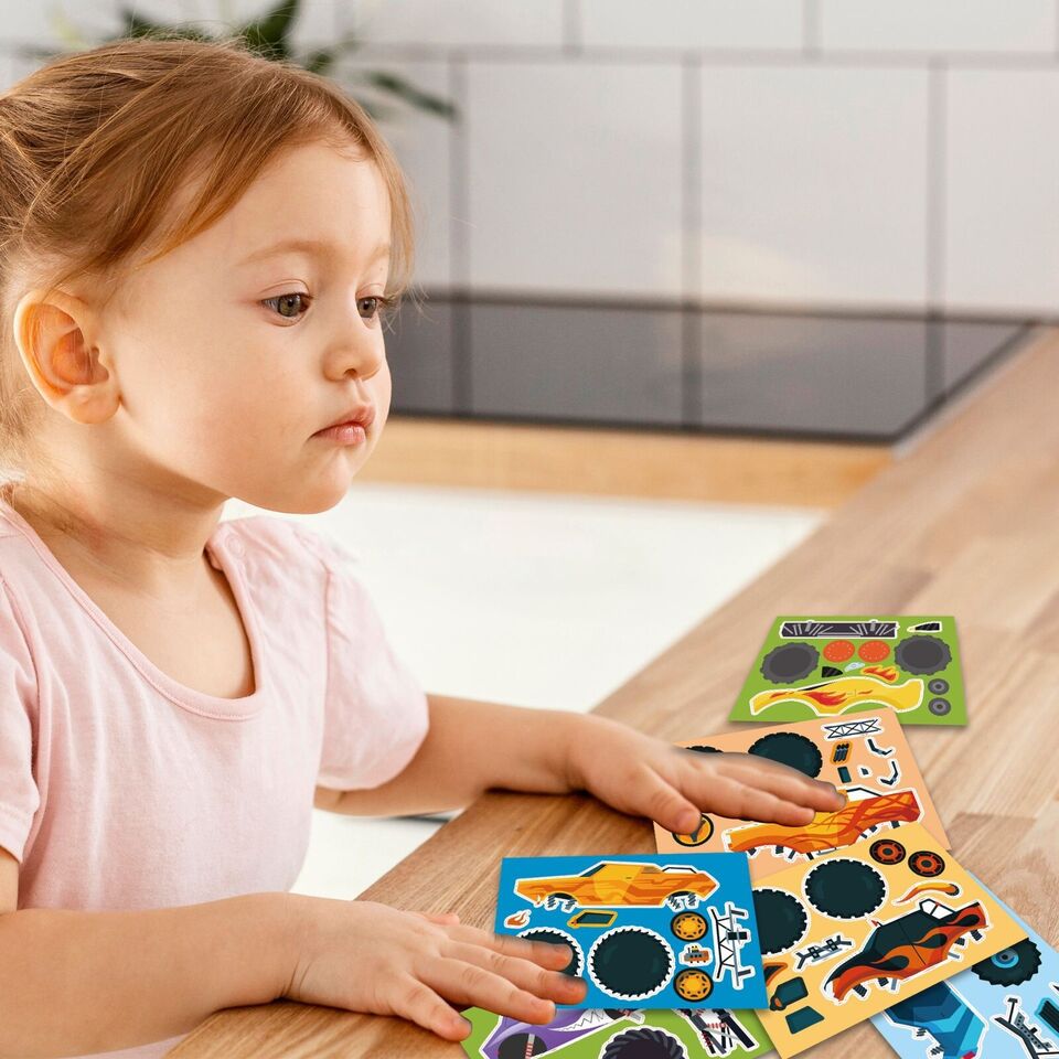 Monster Truck Make-a-Face Sticker Sheets – view 4