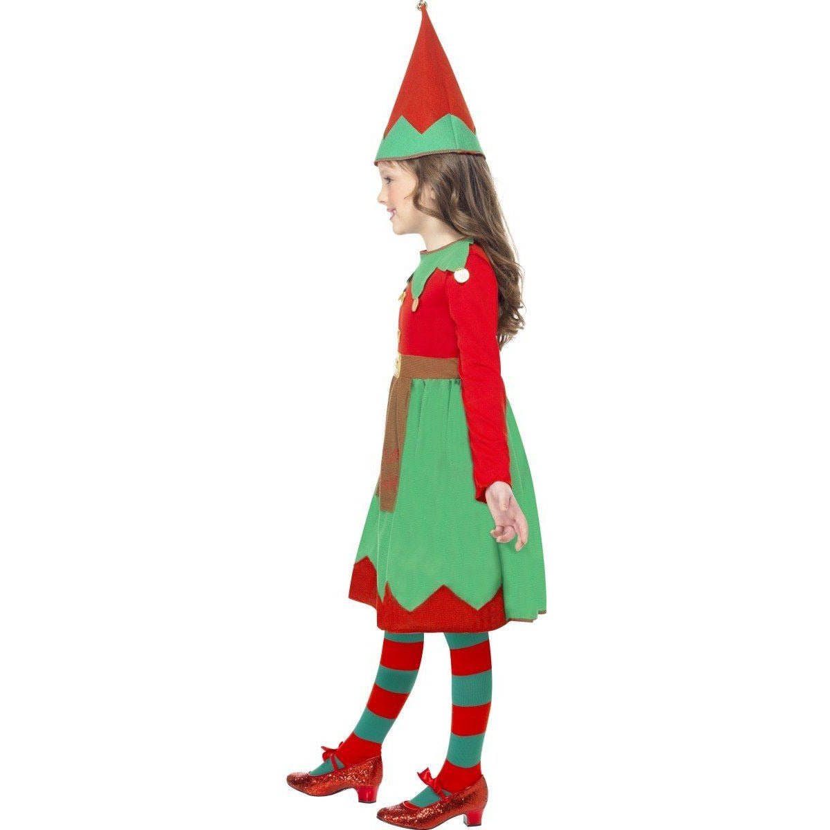 Santa's Little Helper Girls Elf Costume