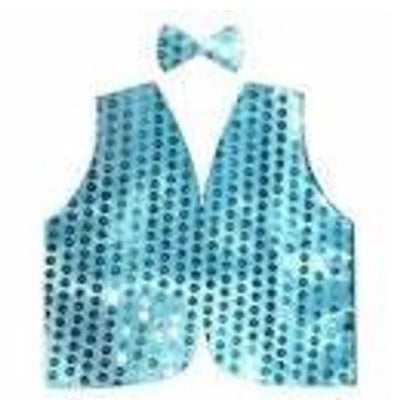 Adult Sequin Bow Tie & Vest Set – view 10