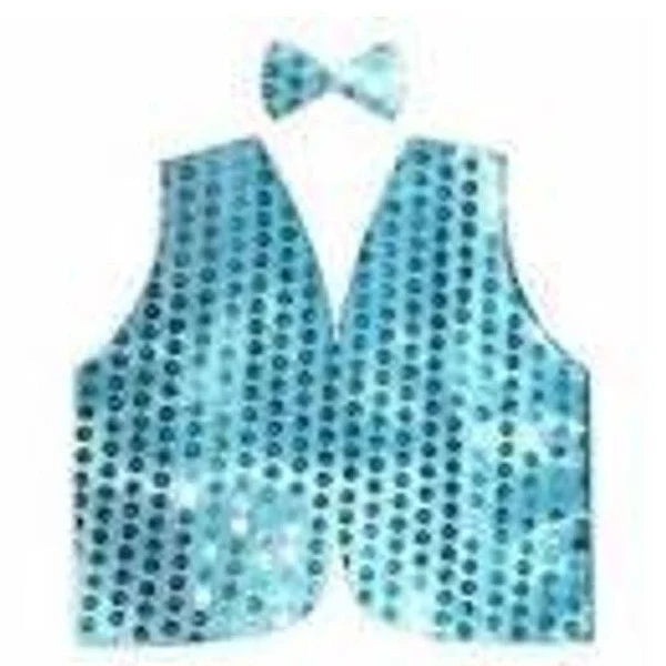 Adult Sequin Bow Tie & Vest Set – view 10