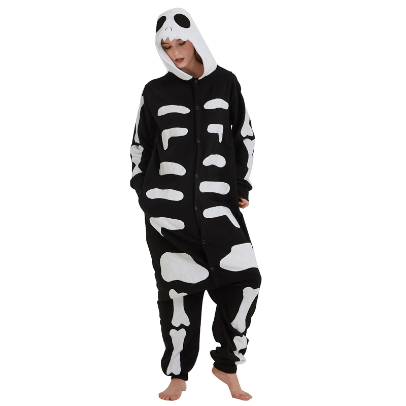 Skeleton Halloween Kigurumi Onesie Pyjamas