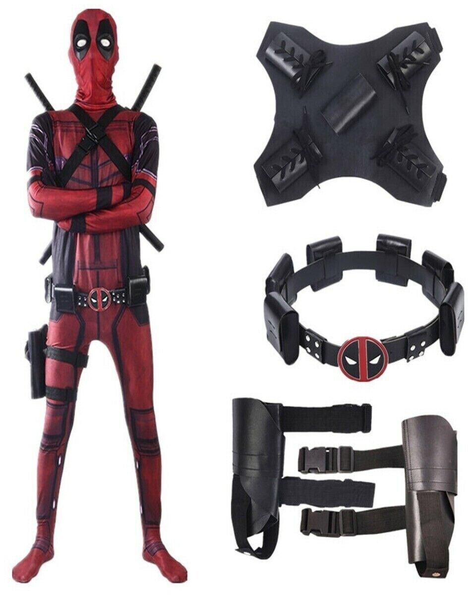 Adult Deluxe Red Antihero Full Set Jumpsuit