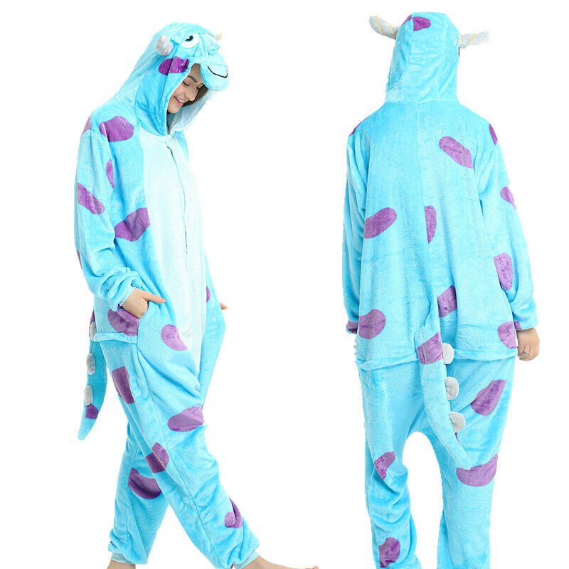 Blue Spotted Monster Kigurumi Onesie Pyjamas