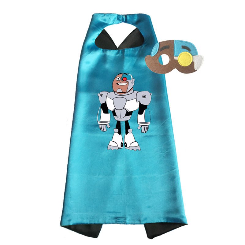 Kids Superhero Team Cape & Mask Set