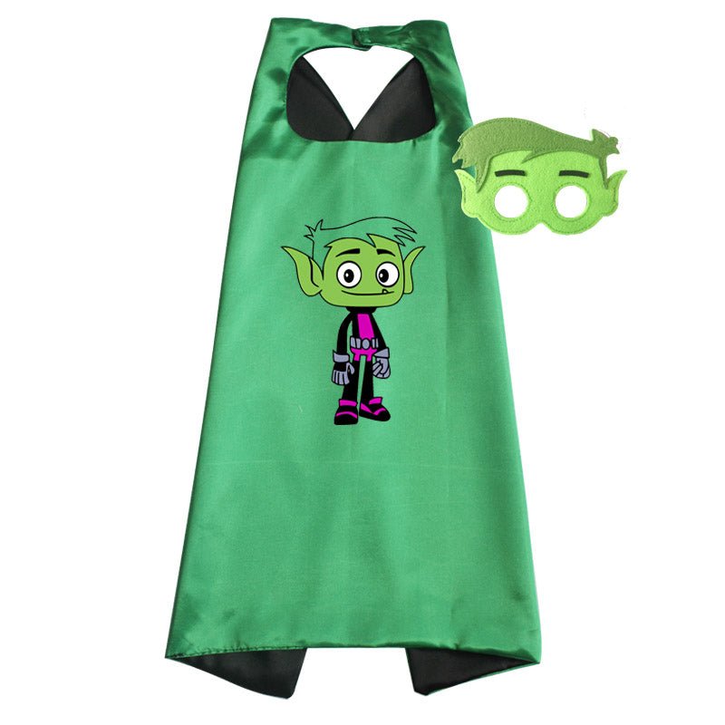Kids Superhero Team Cape & Mask Set