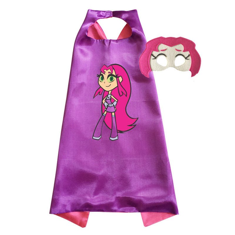 Kids Superhero Team Cape & Mask Set